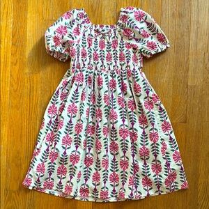 Crewcuts block print smocked dress 8